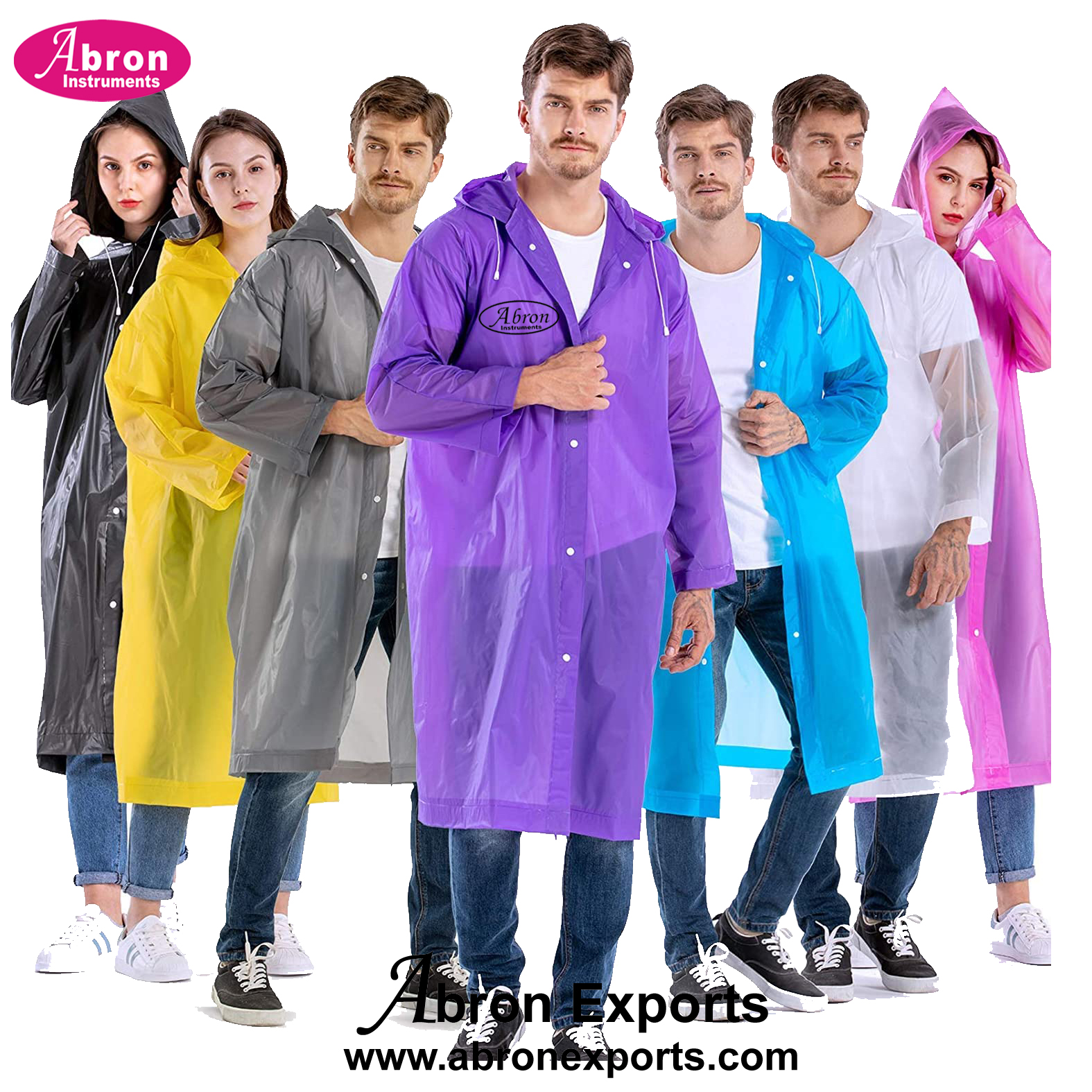 Rain Coat Unisex EVA Black Mens Ladies Waterproof Jacket Top With Hood L 145-165cm XL155-175cm 100pc Minimum Abron Colours AG-3116EVA 